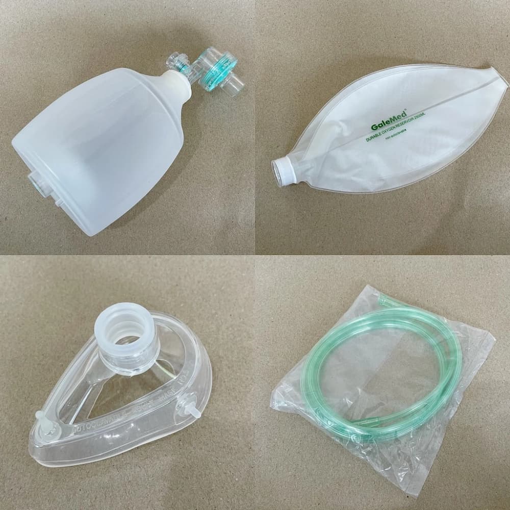 Galemed Ambu Bag RESCU-7 SILICONE RESUSCITATOR ชุดช่วยหายใจ ชนิดมือบีบ รูปที่ 8