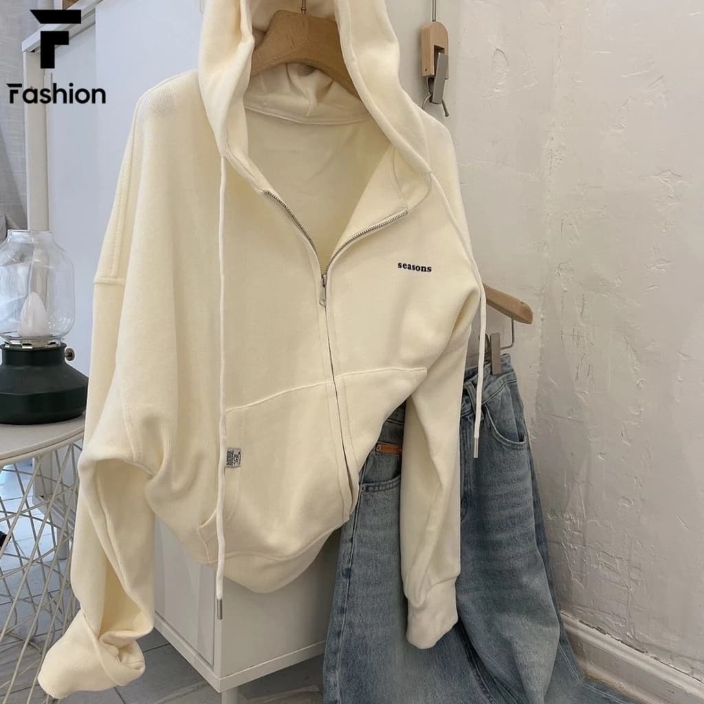แจ็คเก็ตสปอร์ตมีฮู้ด Unisex กันลม กันหนาวเบาๆ เนื้อผ้าดี ใส่สบาย ถูกแบบที่ไม่ต้องคิด รูปที่ 5