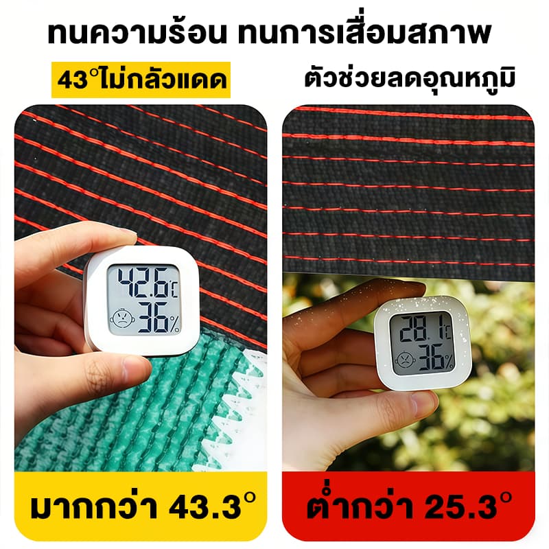 แผ่นตาข่ายกันสาด ผ้าใบกันแดด ใช้วัสดุ อัตราการแรเงา 99% กันการกัดกร่อน น้ำหนักเบา ทนทาน รูปที่ 4