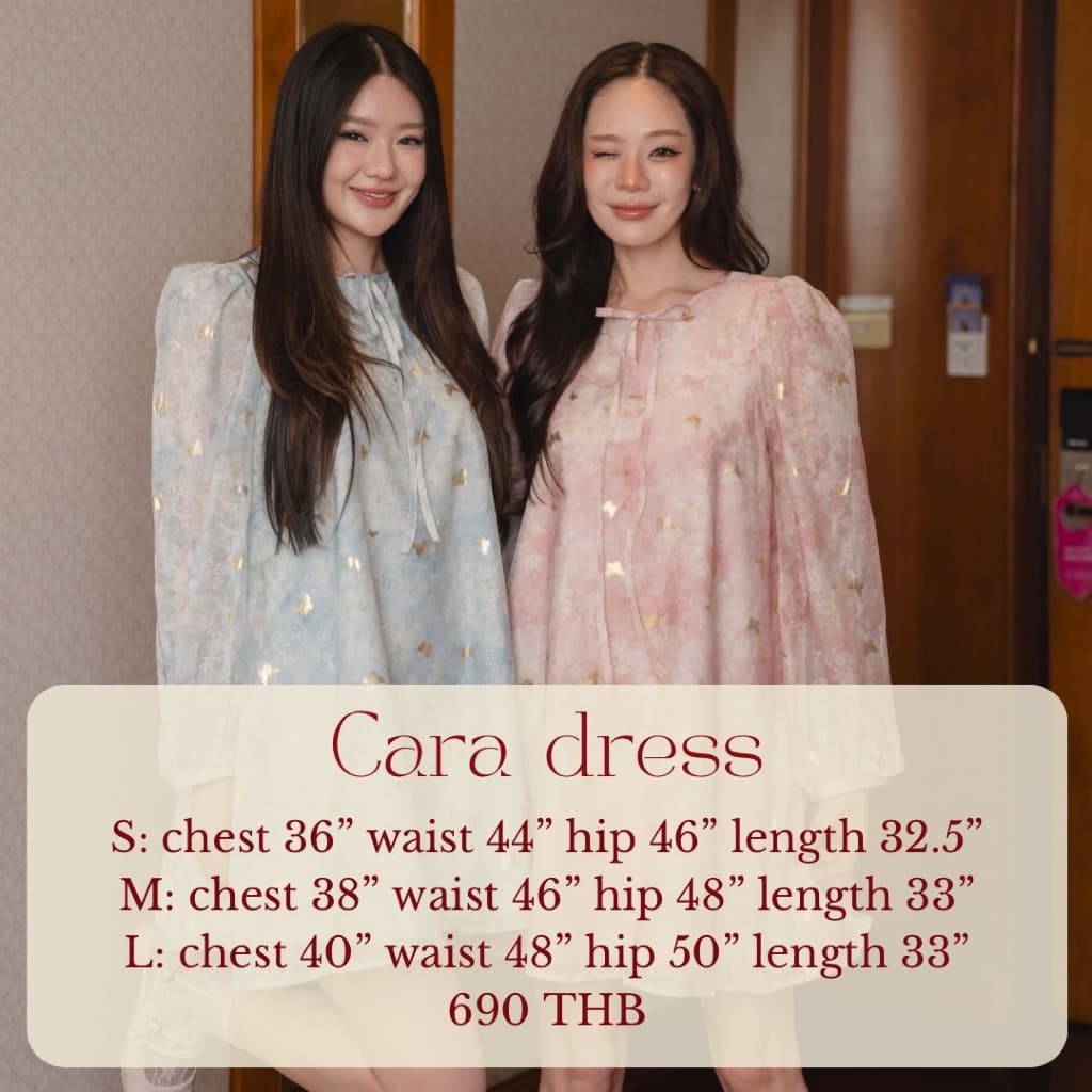Pamlook Cara dress ผ้าซิลค์ รูปที่ 9
