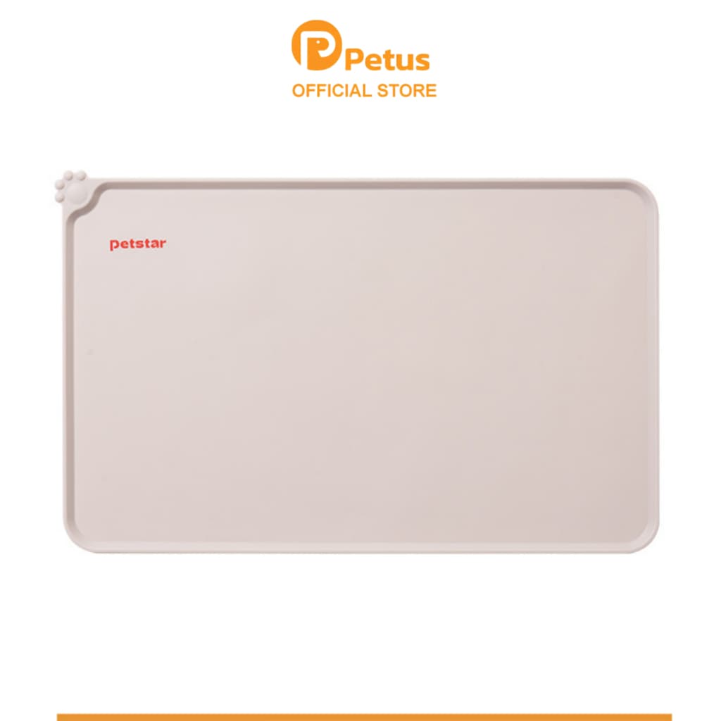 Petus แผ่นรองจานอาหารสัตว์เลี้ยง Silicone pet feeding mat ปลอดภัยต่อสัตว์เลี้ยง ไม่ส่งกลิ่น ซิลิโคนหนา ทนต่อความร้อน รูปที่ 1