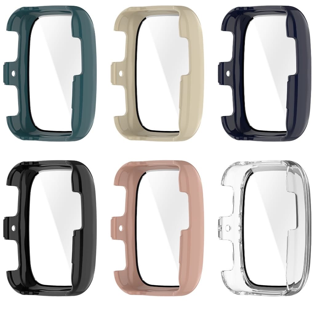 เคสสําหรับ Huami Amazfit Active 2 Square แฟชั่น กรอบ กันชน เคส + HD บาง กระจกนิรภัย ป้องกันรอยขีดข่วน ป้องกันหน้าจอ รูปที่ 3