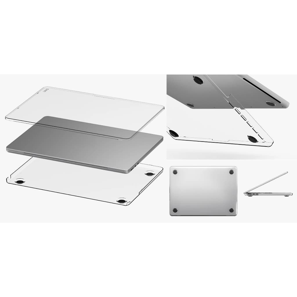 UNIQ Vero เคส ใส สำหรับ Macbook Air 13" & 15" & Pro 14" รูปที่ 5