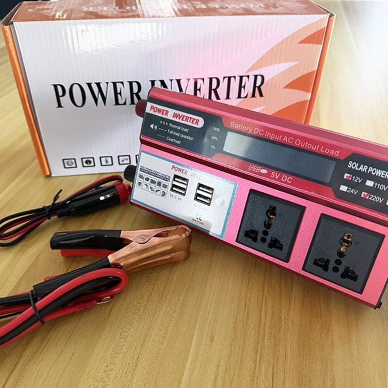 ส่งจากกรุงเทพ อินเวอร์เตอร์6000W inverter pure sine wave inverter 12v to 220vแปลงไฟ รถยนต์หม้อแปลงไฟ รูปที่ 2