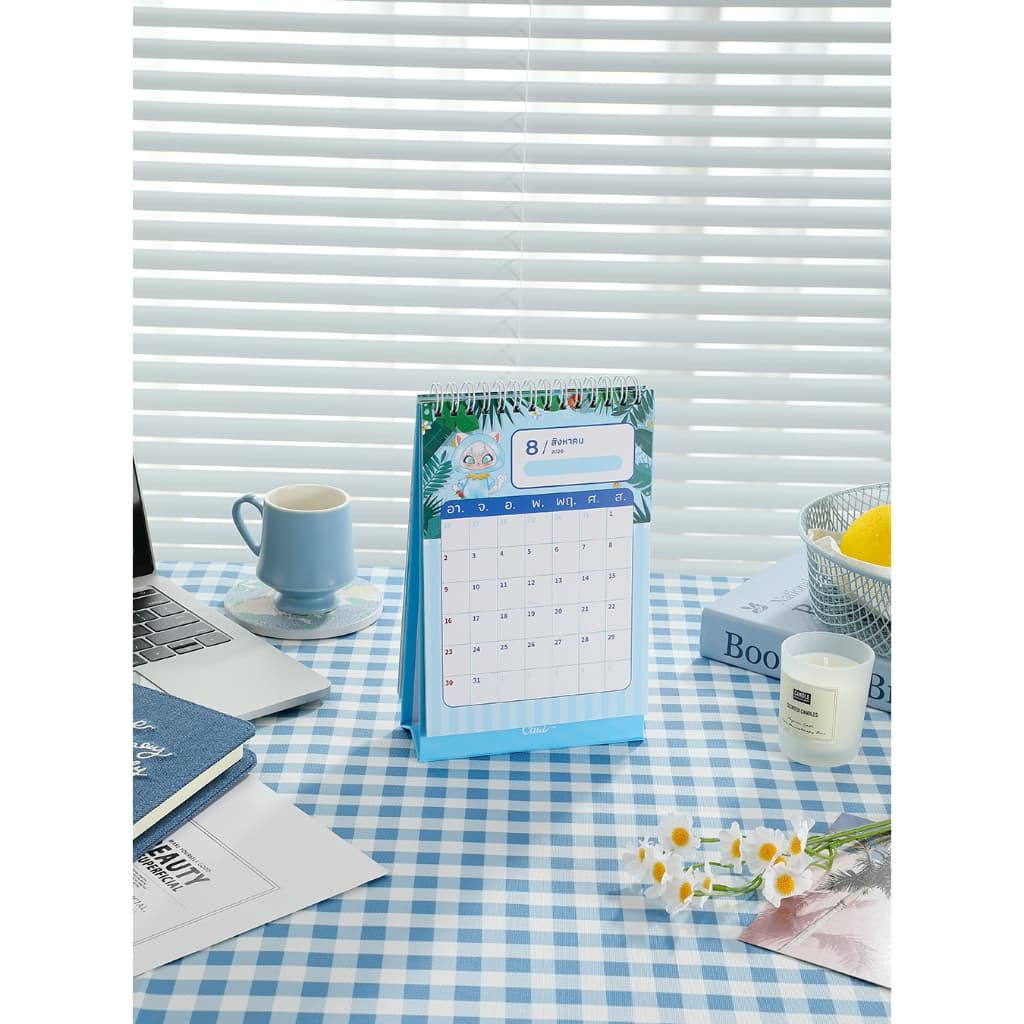 CAWL Miabu 2026 ปฏิทินปี 2569 Calendar ลายแมวการ์ตูน 15 หน้า 190×130mm ของขวัญปีใหม่ รูปที่ 2