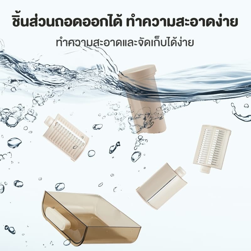 Samono เครื่องหั่นผักไฟฟ้า เครื่องสับหั่นผักผลไม้ 3 in 1 เครื่องหั่นผัก ผลไม้ มันฝรั่ง แครอท สลัด รุ่น SW-VES60 รูปที่ 8