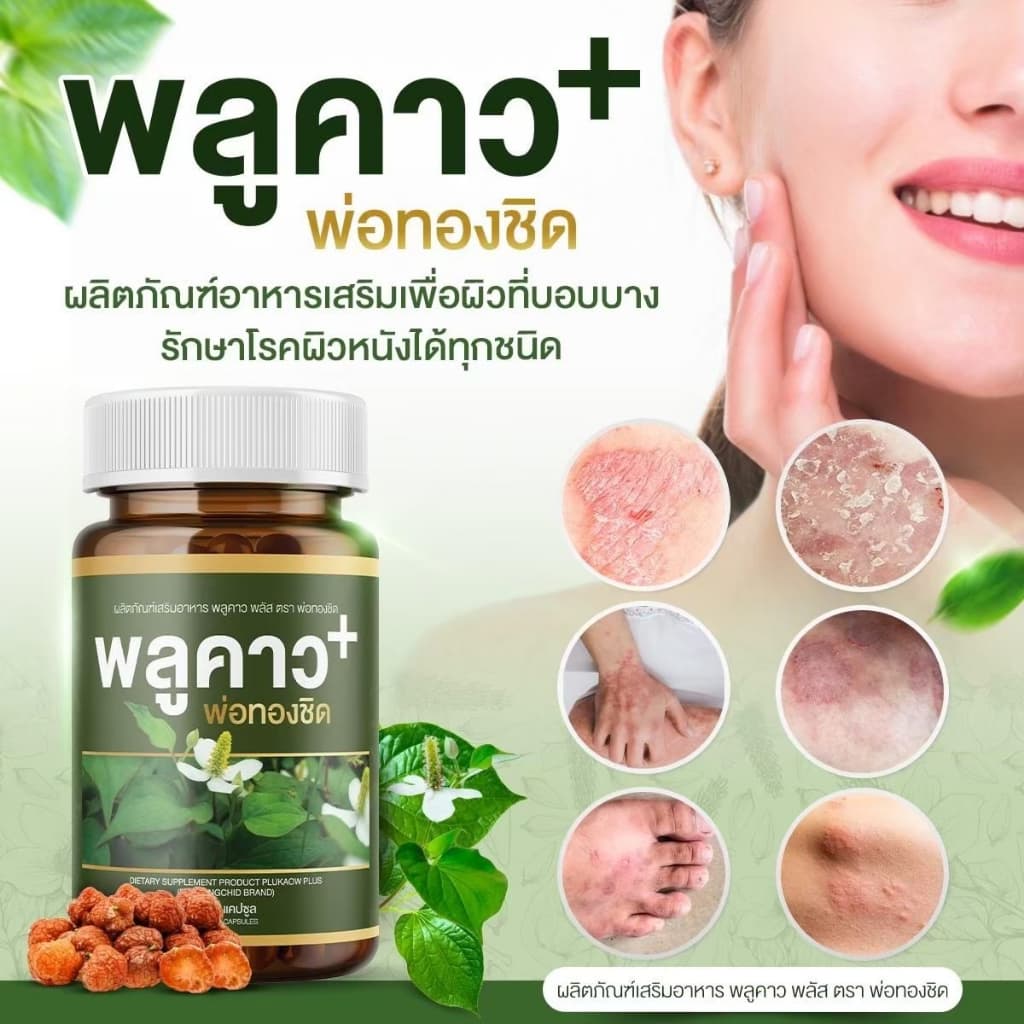 โปรดี!! 2.2 Plukaow Plus พลูคาว พลัส พ่อทองชิด ตัวดัง เซตเฮง คุ้มจริง ผลิตภัณฑ์เสริมอาหาร รูปที่ 2