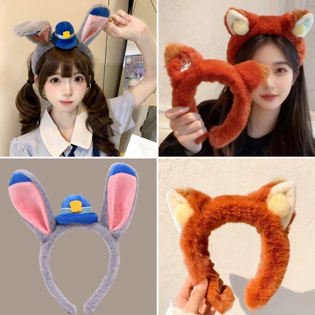 Jolie Wiwii กิ๊ฟจูดี้ Judy ที่คาดผมดิสนีย์ ZootopiA จิ้งจอก Nick รูปที่ 6