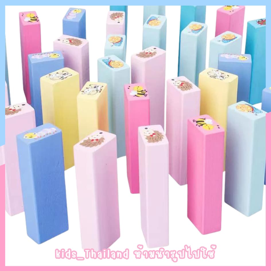 kids_thailand เจงก้า ของเล่นไม้ บล็อกไม้ตึกถล่ม ตัวต่อไม้ ไซต์ใหญ่ สินค้านำเข้า รูปที่ 3