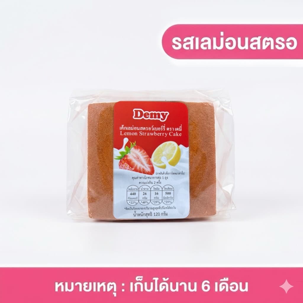 ขนมเค้กไข่ใต้หวัน หอมนุ่ม ขนาด 120 กรัม Ranli มีหลากรส รูปที่ 6