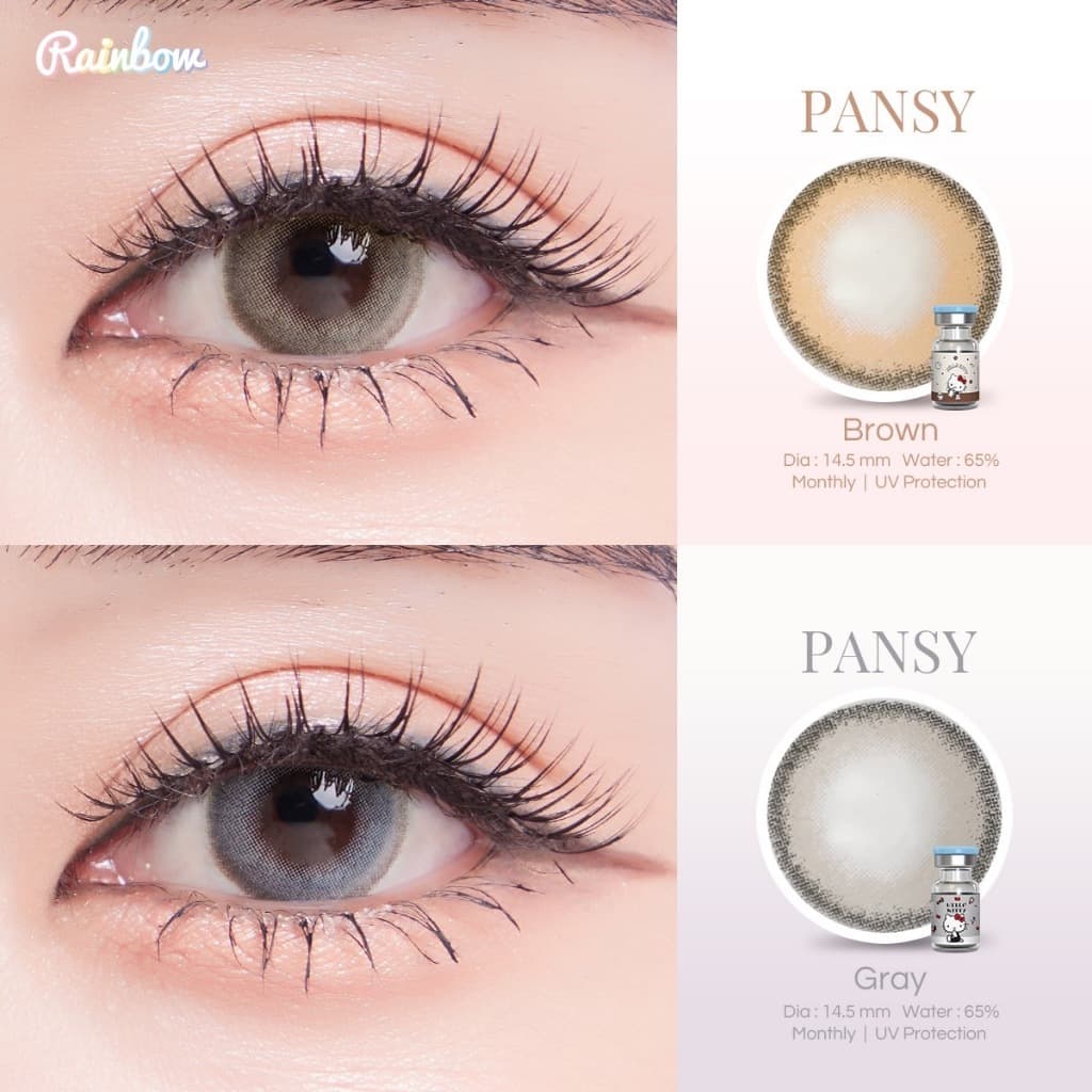 บิ๊กอายตาโต คอนเเทคเลนส์สายฝอ รุ่นHello kittyลิขสิทธิ์ Sanrio แท้ เจ้าแรกในประเทศไทยค่าอมน้ำ 65% รูปที่ 9