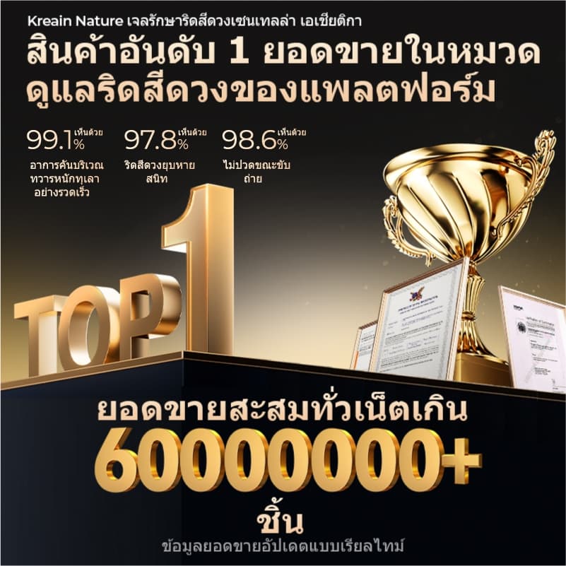 Kreain Nature เจลริดสีดวง สมุนไพรดูแลบริเวณทวารหนัก ช่วยลดความไม่สบาย ใช้ได้ทุกวัน รูปที่ 9