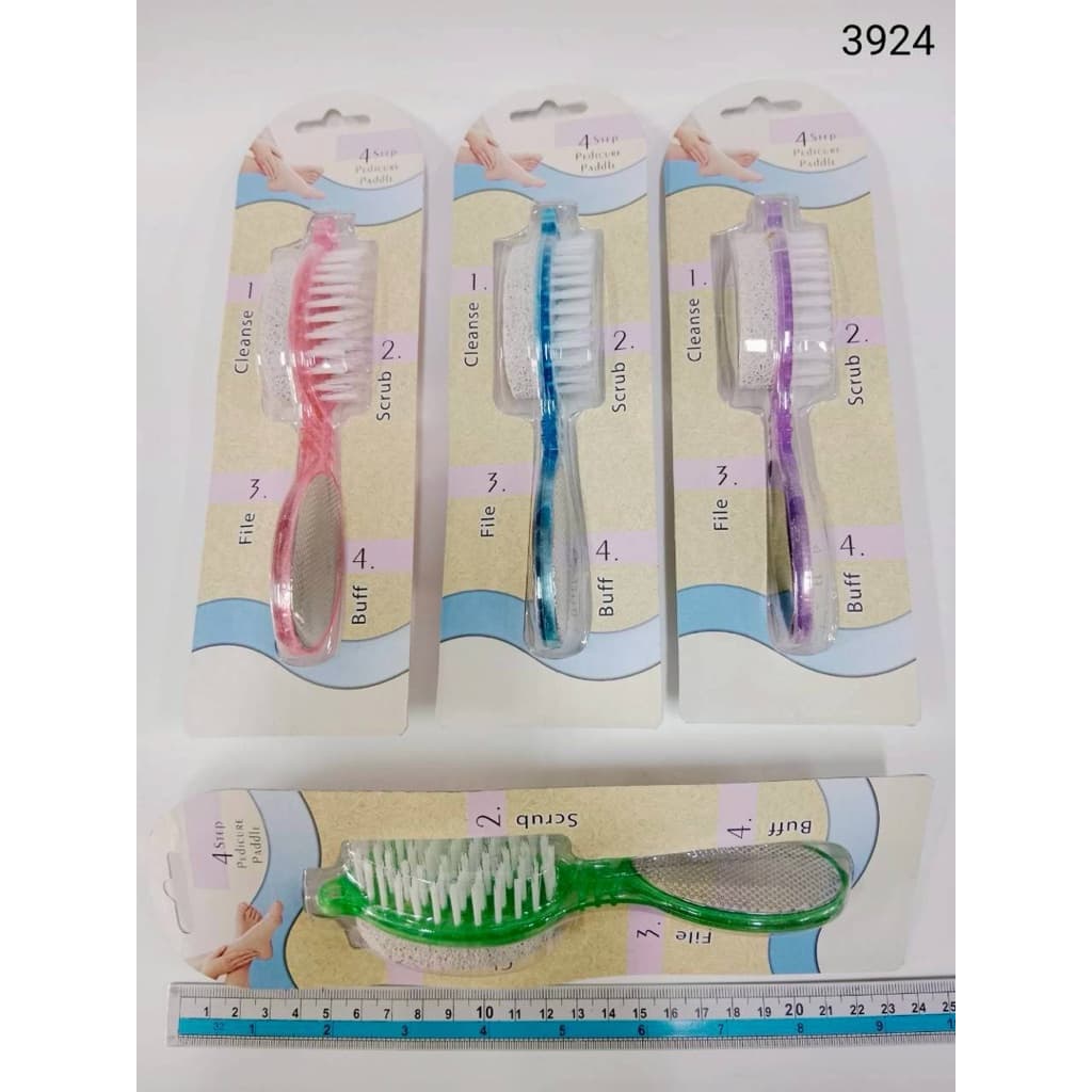 No.1629 แปรงขัดส้นเท้า ตะไบส้นเท้า อเนกประสงค์สีในหนึ่ง คละสี ได้ 12 ชิ้น รูปที่ 1