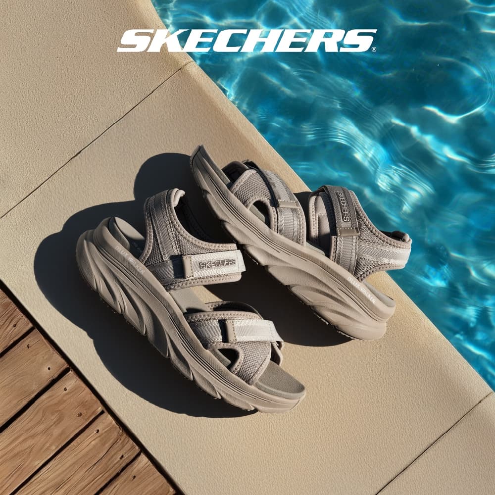 Skechers สเก็ตเชอร์ส รองเท้าแตะผู้หญิง Women Sport Comfort Sandal D'Lux Walker Sandal Shoes - 163585-TPE รูปที่ 1