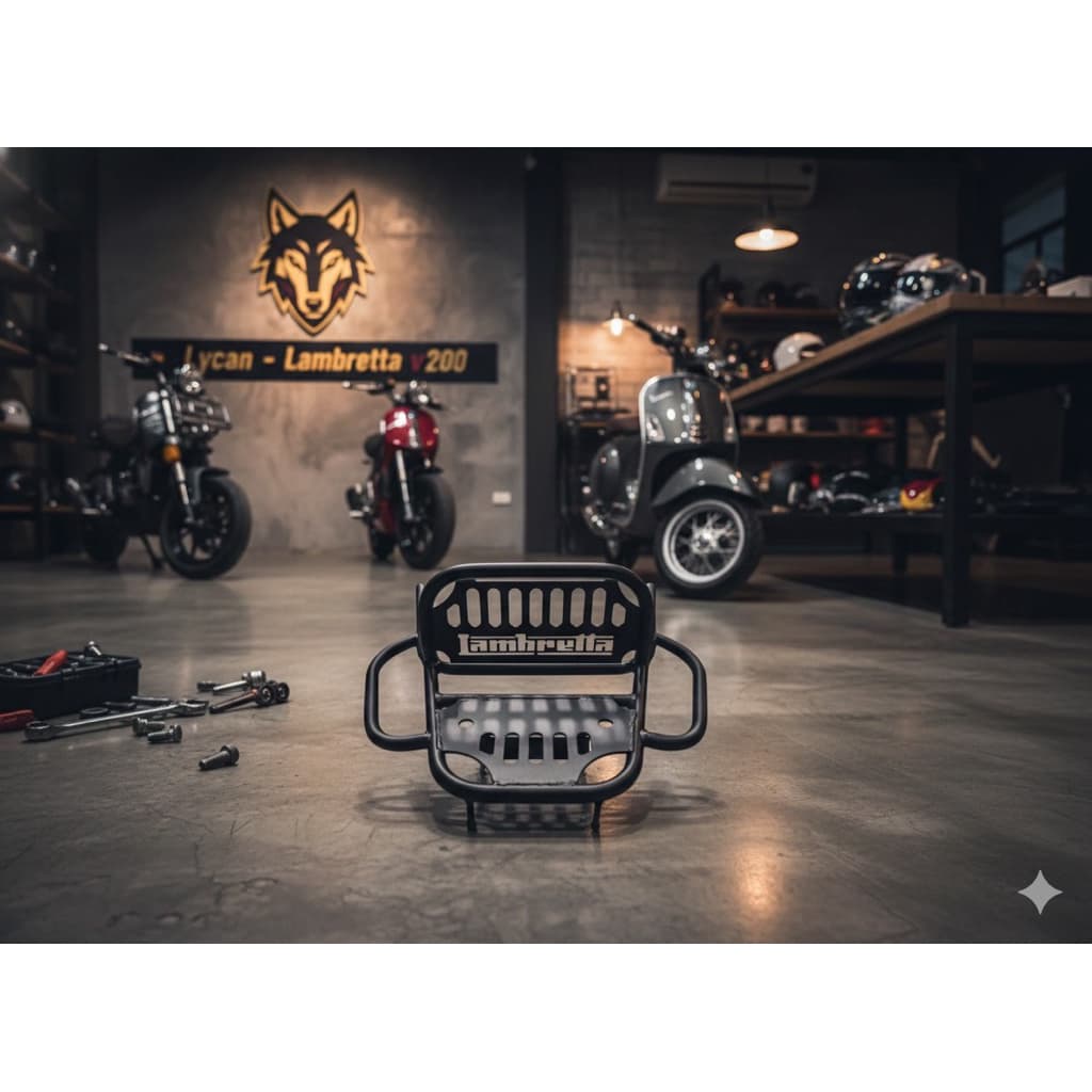 Rack ท้าย Lambretta v125/v200 ทรง ลดราคาพิเศษ TP รูปที่ 3