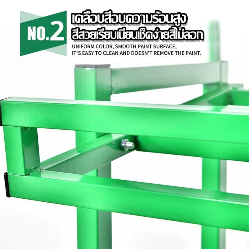 ชั้นวางโชว์ผัก ชั้นวางผลไม้ 120*60*170CM วางของได้หลายชั้น แข็งแรงไม่โครงเครง รูปที่ 3
