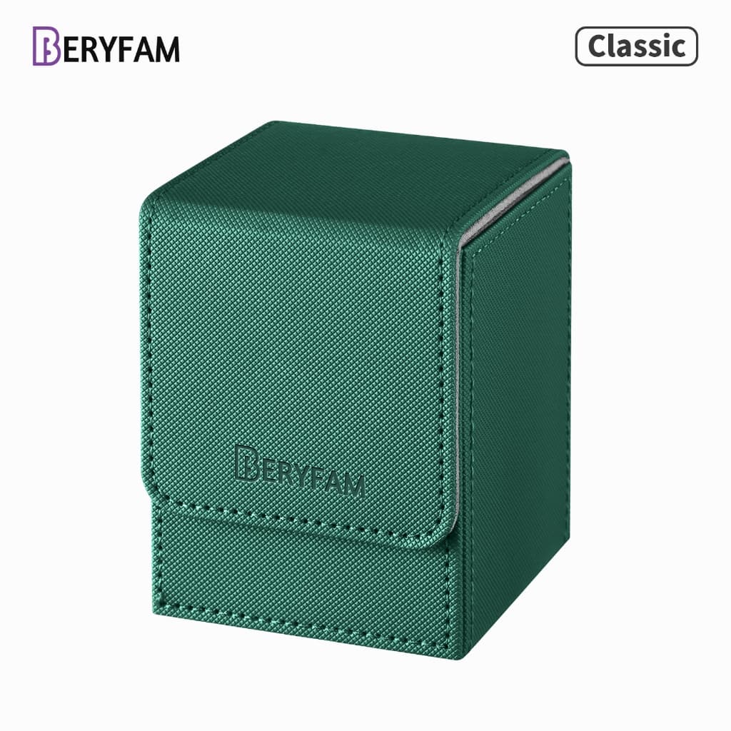 BERYFAM กล่อง DECK ใส่การ์ด 100+ หนัง PU โปเกมอน สะสมการ์ด แรงแม่เหล็ก Pokemon Yugioh Toploade กล่อง DECK Blueberry รูปที่ 8