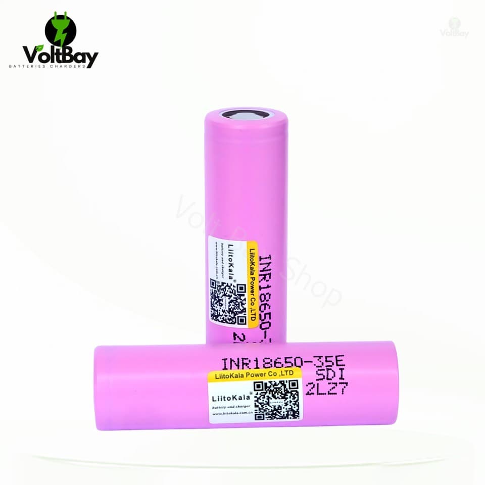 35E ถ่านชาร์จ 18650 3.7V 3400mAh 10A ความจุเต็ม จัดโปรลดราคา ถูกสุดๆ รูปที่ 3