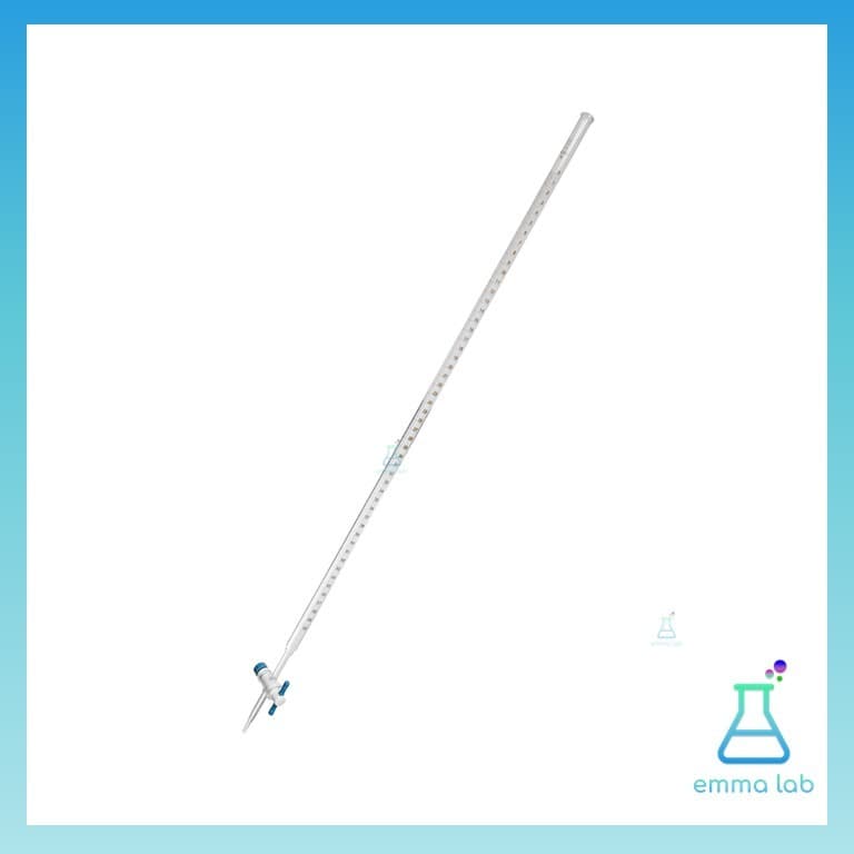 บิวเรตต์ บิวเรต แก้ว ก๊อกเทฟล่อน 25, 50 มิลลิลิตร Burette PTFE 25 ml. and 50 ml รูปที่ 6