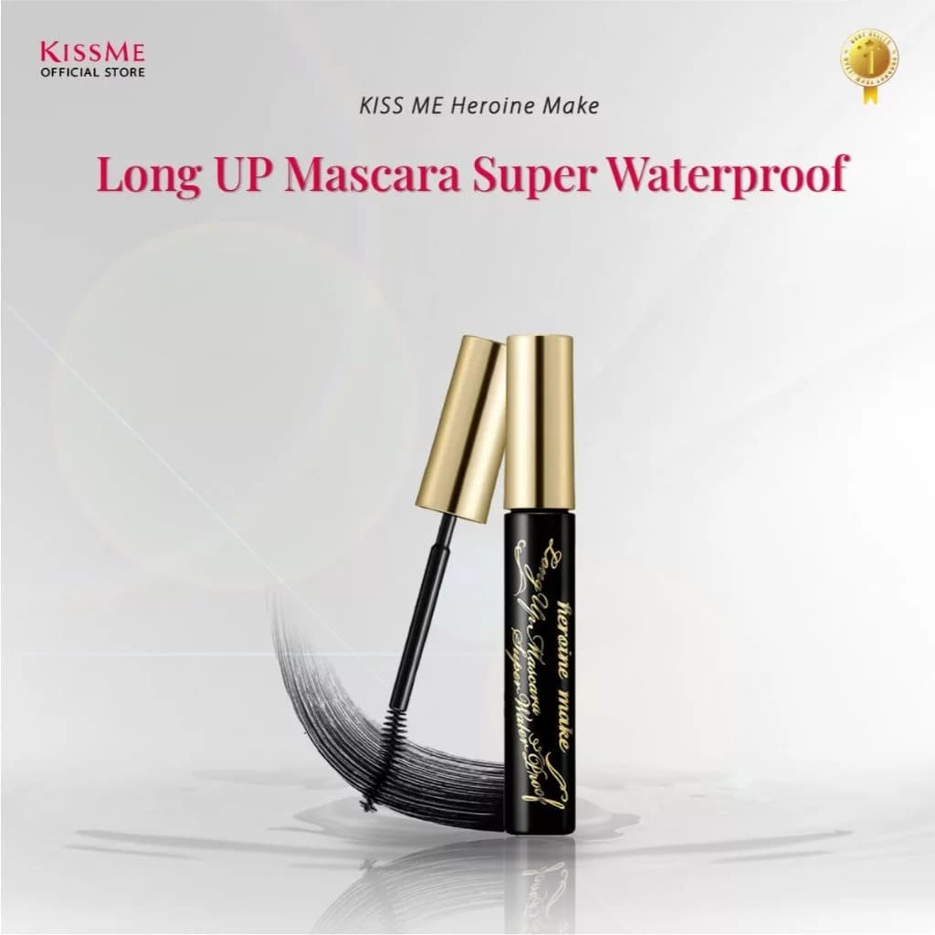Kiss me Heroine Make Swp Mascara & Eyeliner Set Long Up Mascara Super Wp 6g #01 + Soft Define Cream Pencil 0.1g #01 รูปที่ 2
