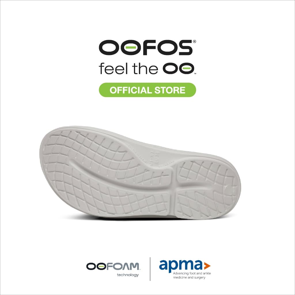 OOFOS OOahh Moonstone รองเท้าเพื่อการฟื้นฟู รูปที่ 9