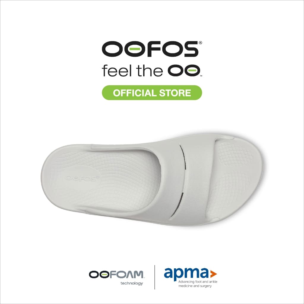OOFOS OOahh Moonstone รองเท้าเพื่อการฟื้นฟู รูปที่ 8