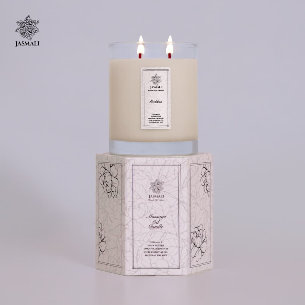 เทียนหอม JASMALI MASSAGE OIL CANDLE ปริมาณ 240G รูปที่ 4