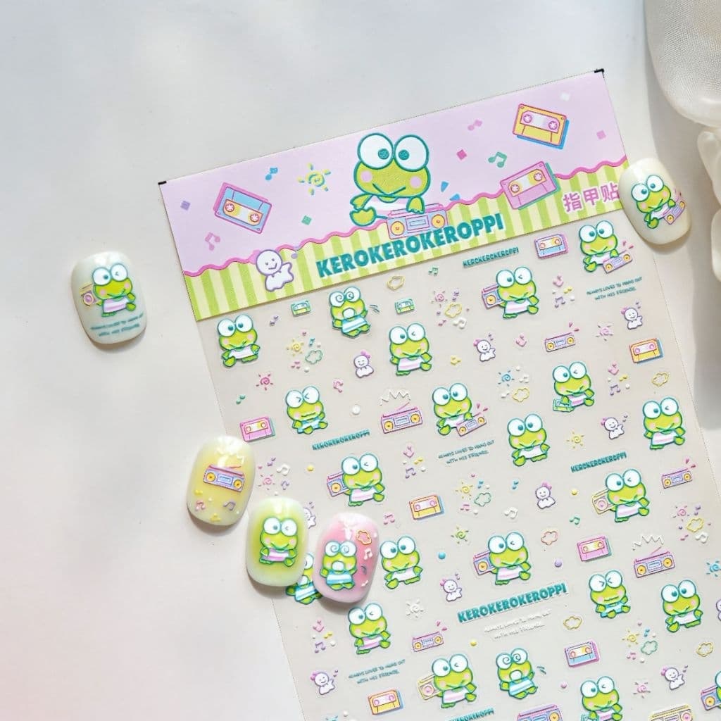 จากไทย!! สติกเกอร์ติดเล็บ สติกเกอร์ลายนูน สติกเกอร์ 5D ลายSanrio Tomoni สติกเกอร์ตกแต่ง ติดโทรศัพท์สิ่งของน่ารัก รูปที่ 8