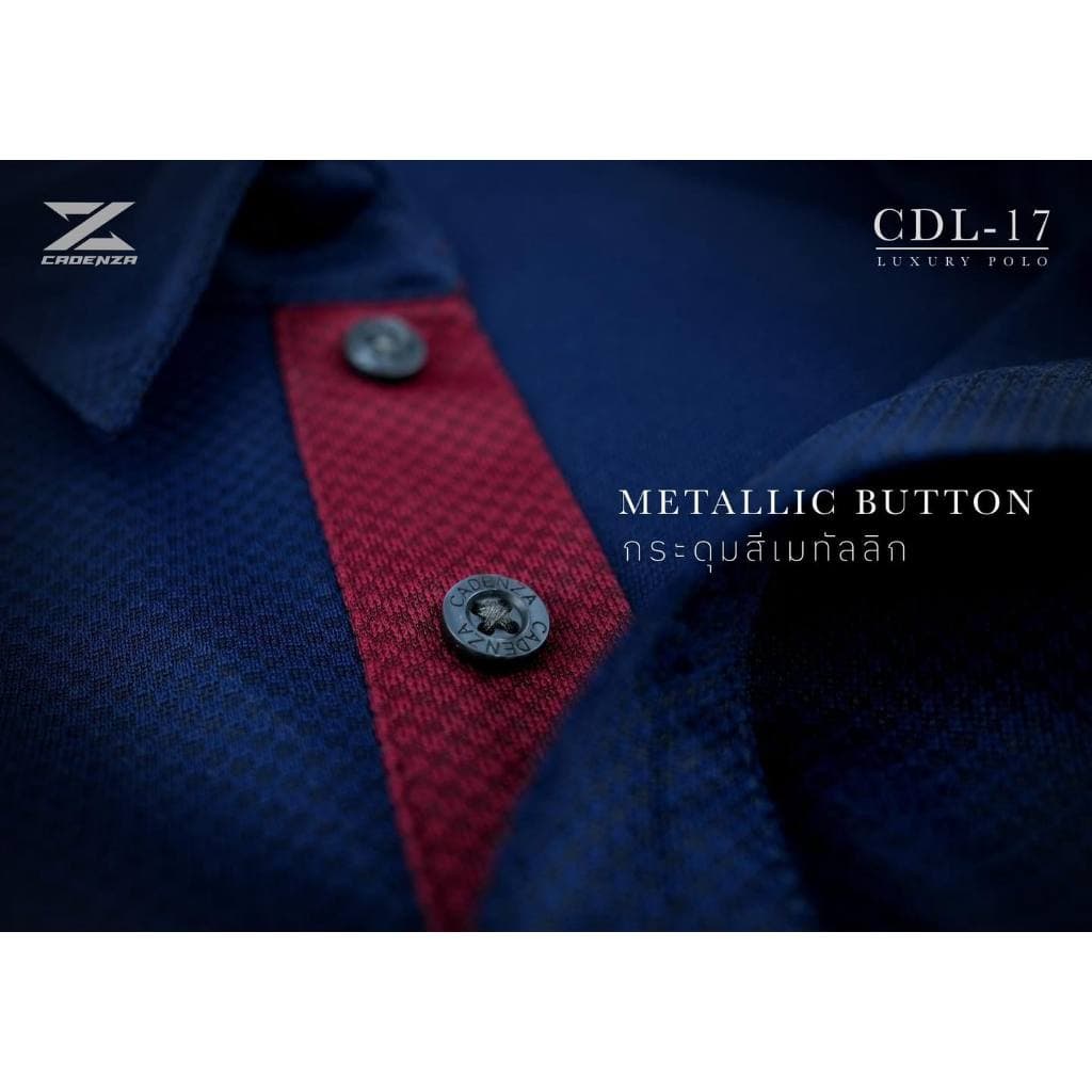 ถูกแทบทุน เสื้อโปโลแขนสั้นคาเดนซ่า CADENZA PREMIUM POLO รหัส CDL-17 1 แท้100% รูปที่ 5