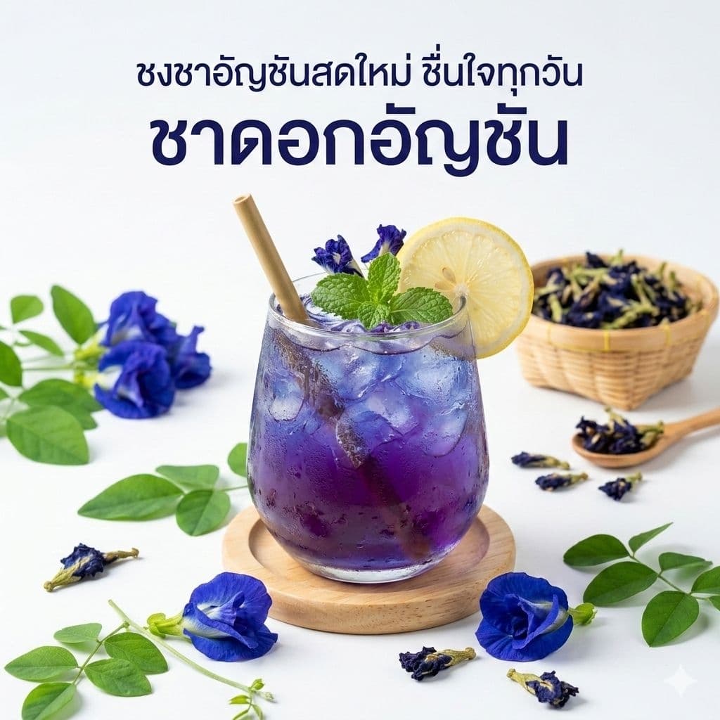 ดอกอัญชันตากแห้ง 1 กิโลกรัม ปลอดสารเคมี รูปที่ 5