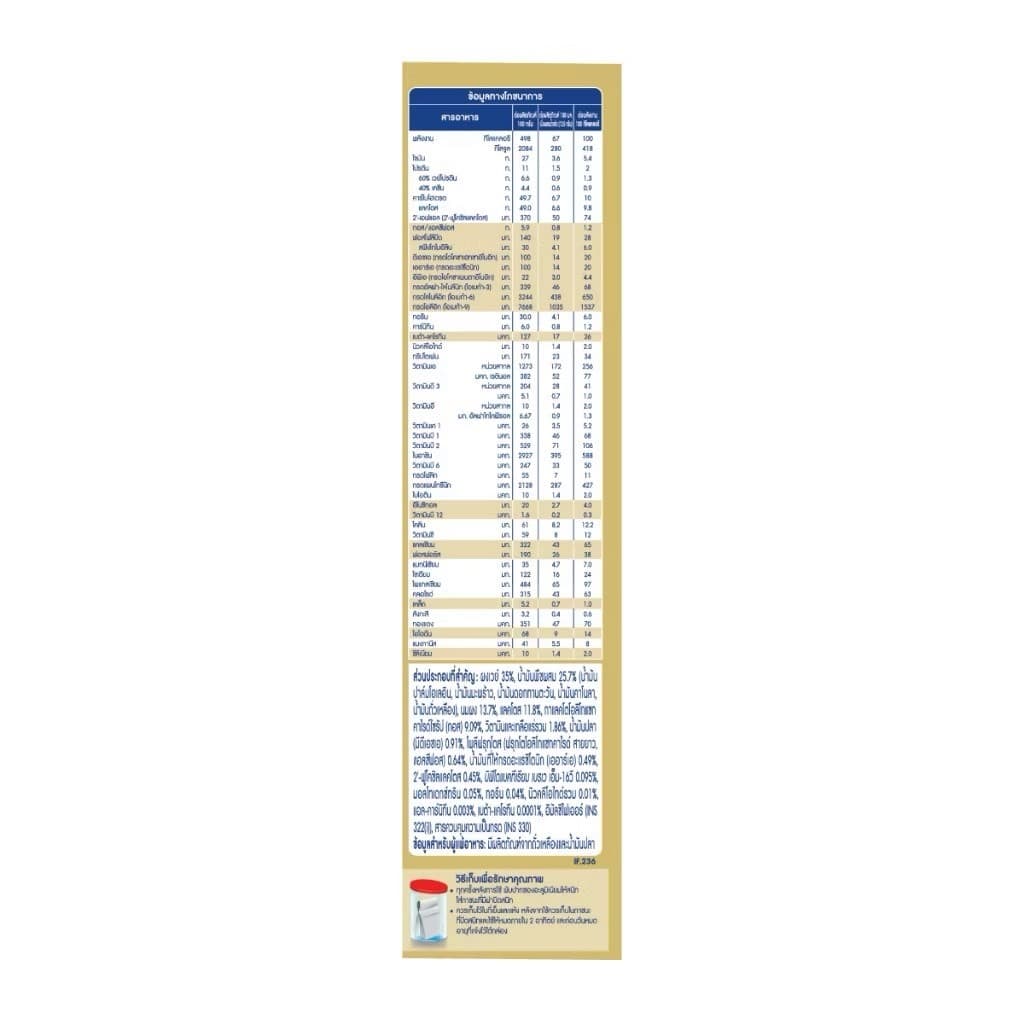 Hi-Q super gold plus C ไฮคิว สูตร1 พลัสซี 600 กรัม รูปที่ 4