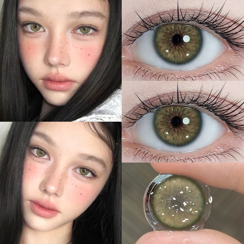 MILL CREEK คอนแทคเลนส์สี 14.2mm ใช้ได้1ปี อย.ย. FDA สวมใส่สบาย ส่งCOD ทั่วไทย รูปที่ 4