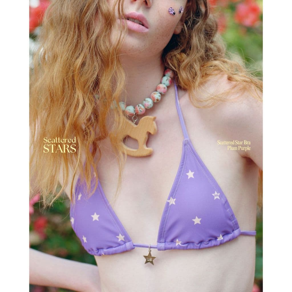 when.we.summer - Scattered Stars Bra กระชับเก็บหน้าอกอย่างดี *สินค้า * รูปที่ 1