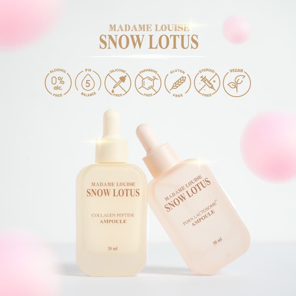 Madame Louise แอมพูลบัวหิมะ PDRN Exosome Duo Collagen Ampoule เซตคู่ Day & Night กู้ผิวโทรม หน้าฟู ผิวกระจก รูปที่ 5