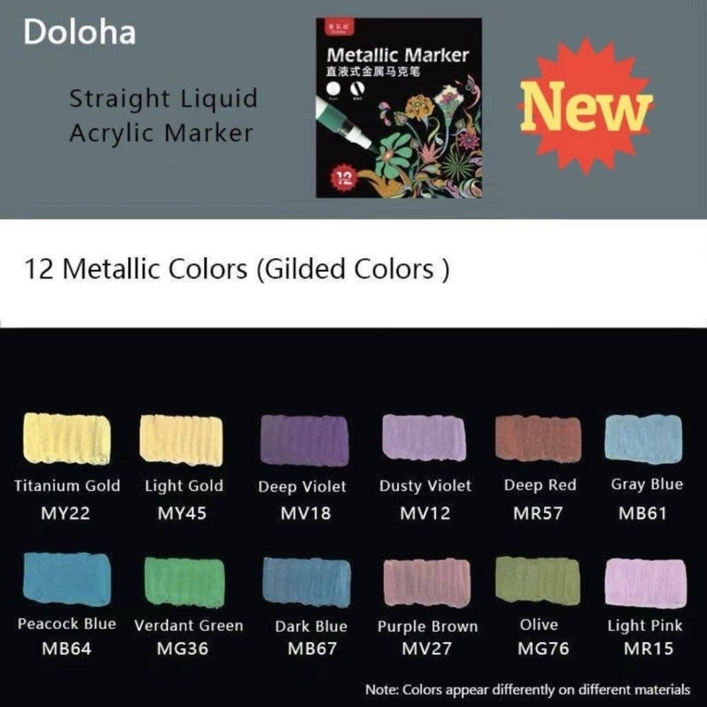 ปากกามาร์คเกอร์ DOLOHA: Acrylic Market รูปที่ 9