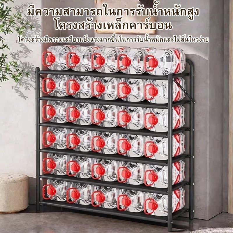 ชั้นวางรองเท้าแบบพับเก็บได้ ชั้นวางรองเท้า 2/6ชั้น ชั้น ชั้นวางอเนกประสงค์ ประหยัดพื้นที่ รูปที่ 6