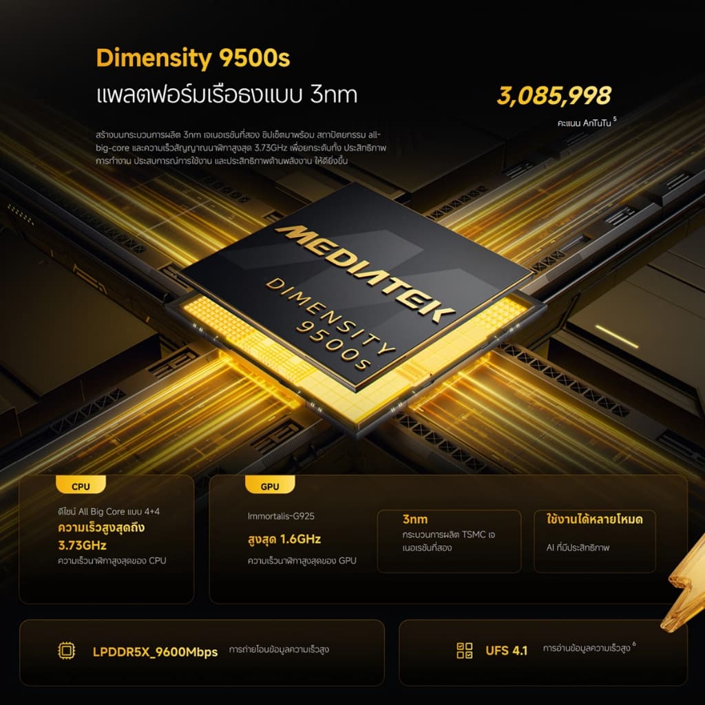 Xiaomi POCO X8 Pro Max หน้าจอ AMOLED 1.5K 120Hz สว่างพิเศษ กล้อง Light Fusion 600 50MP OIS แบตเตอรี่ 8500mAh รูปที่ 4