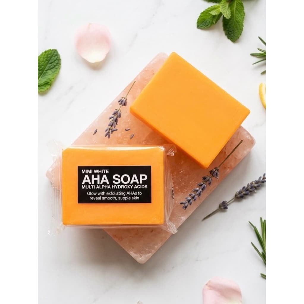 สบู่ หัวเชื้อ AHA White ไม่มีกล่อง 3 สูตร สบู่ผิวขาว 80g. รูปที่ 3