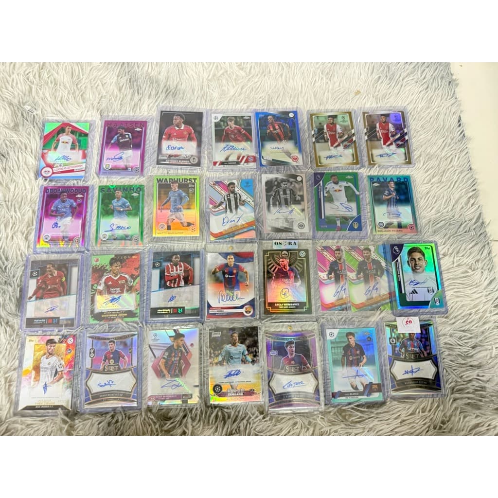 กล่องสุ่มการ์ดฟุตบอล การัน,ลายเซ็น,หรือชิ้นส่วน 100% ทุกกล่อง Panini , Topps รูปที่ 2