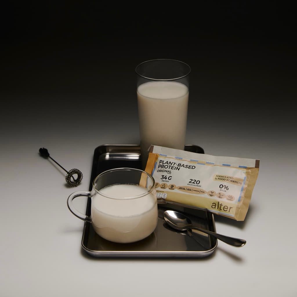 "NEW NO SOY” Alter Plant-Based Protein Thai tea, Dark Chocolate, Original ขนาด34g 3ซอง: โปรตีนพืช โปรตีน รูปที่ 3