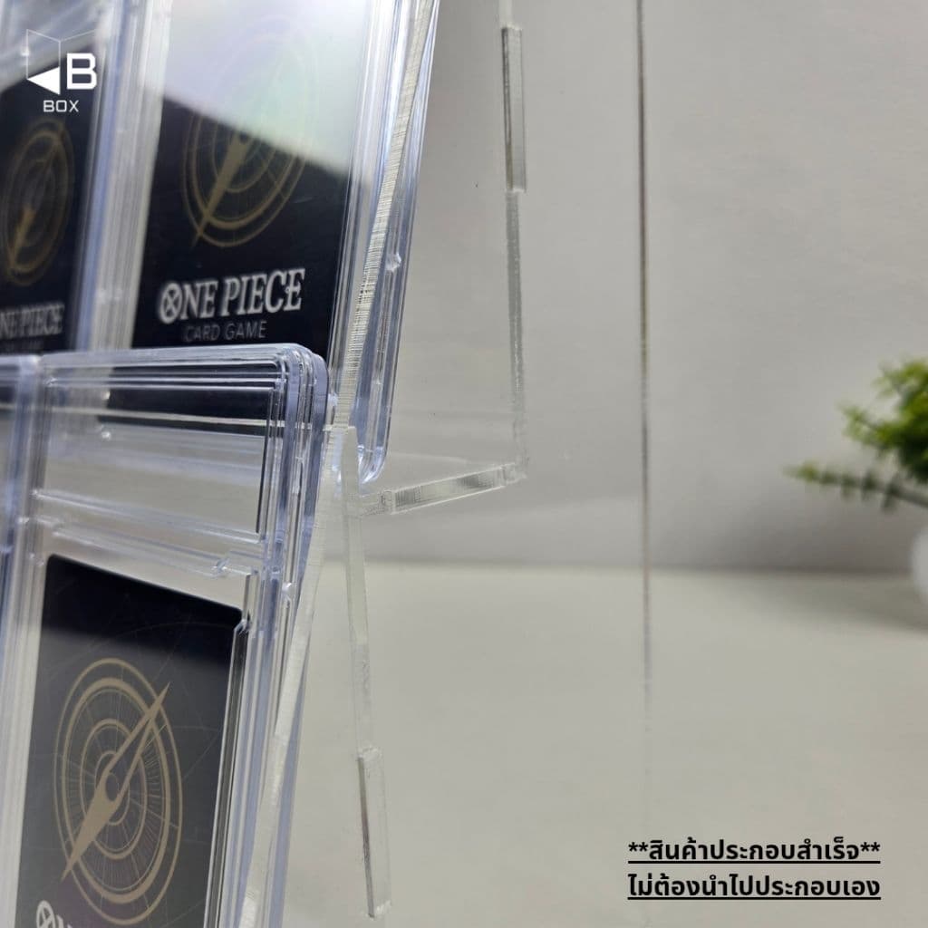 สเเตนวางการ์ดอะคริลิค 2ชั้นเเละ3ชั้น Pokémon card onepice card Yu-Gi-Oh Card psa Grading รูปที่ 5