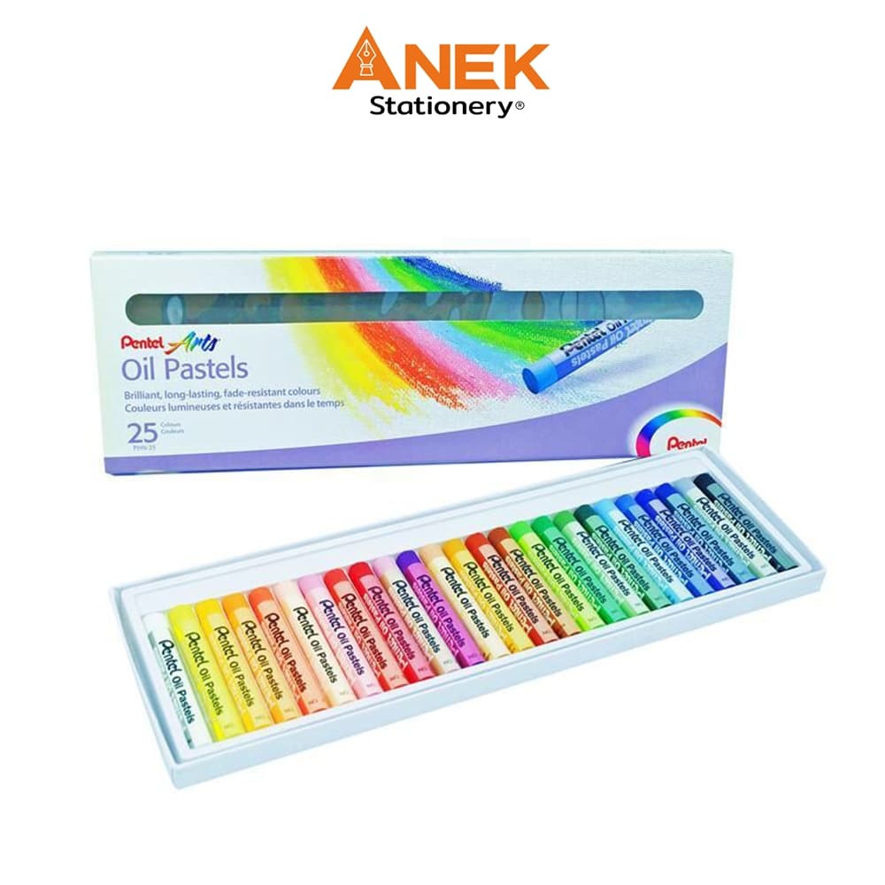 สีชอล์ค เพนเทล 12สี 16สี 25สี 36สี 50สี Pentel Oil Pastel รูปที่ 4