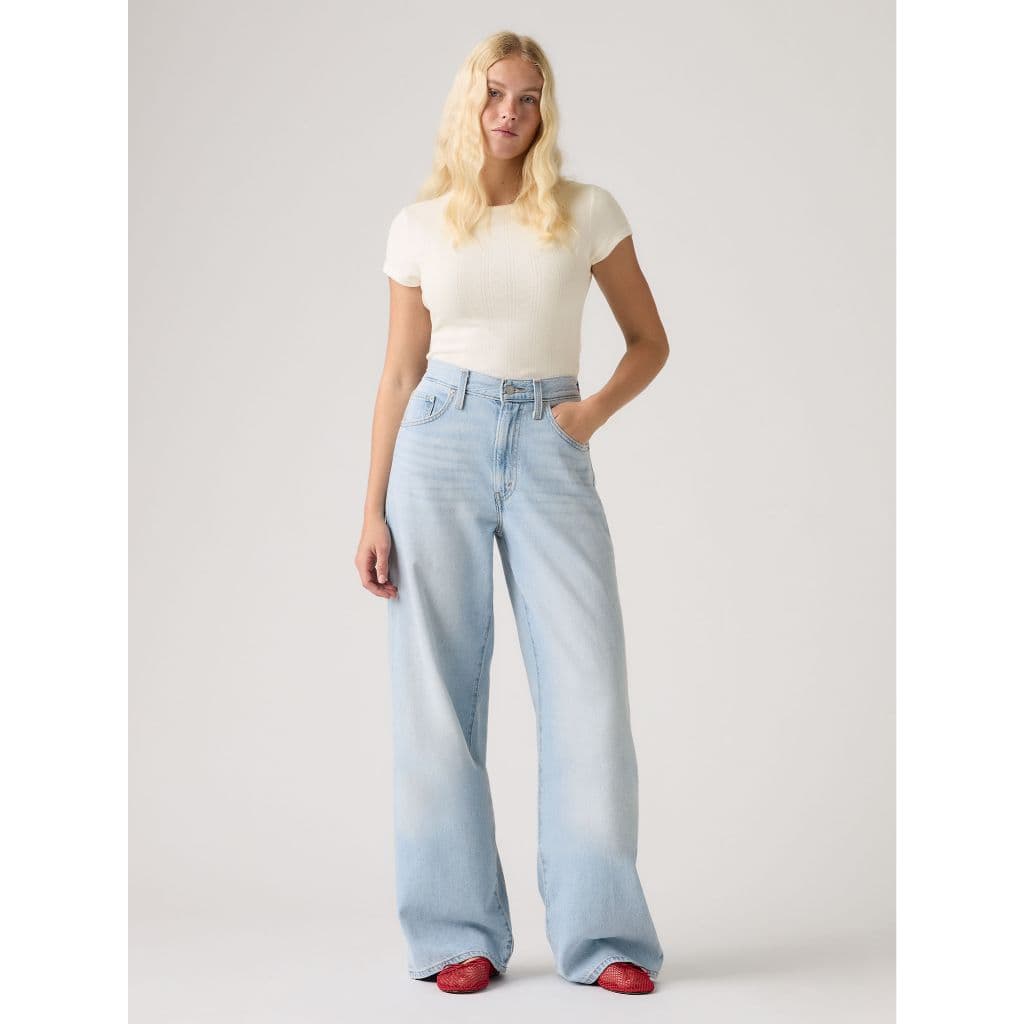 กางเกงยีนส์ผู้หญิง Levi's® Women's Cinch Wide-Leg Jeans รูปที่ 5