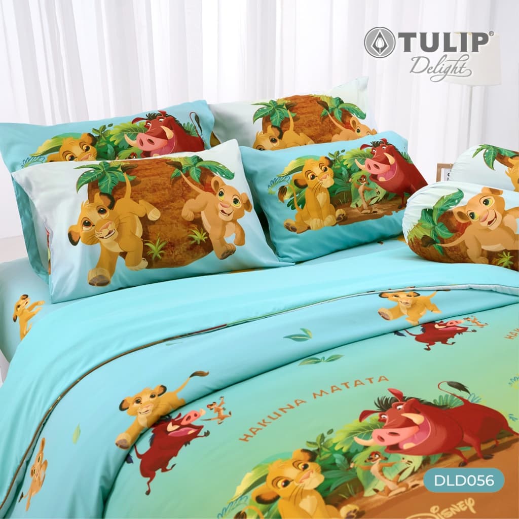 TULIP Delight ชุดผ้าปูที่นอน เดอะ ไลออน คิง ลิขสิทธ์แท้ดิสนีย์ Disney The Lion King DLD056 ผ้าห่ม ผ้านวม ผ้าปูที่นอน รูปที่ 2