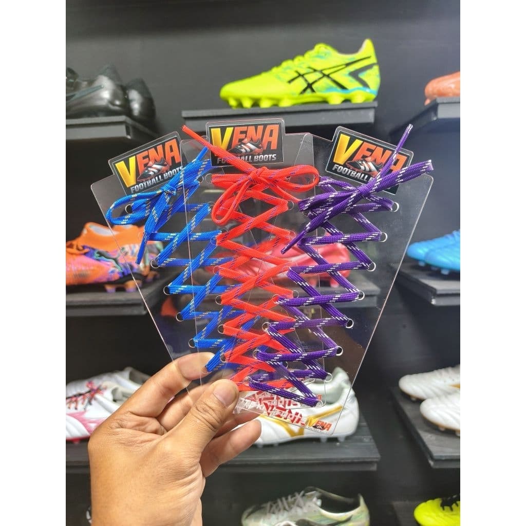 เชือกผูกรองเท้า2026มีให้เลือกมากกว่า40สีความยาว125-145CMขนาด5MMลวดลายสีสันถูกใจวัยรุ่น รูปที่ 2