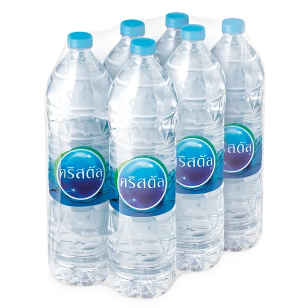 น้ำดื่มคริสตัลขนาด 15แพ็ค 90 ขวด Crystal Drinking Water1500 ml รูปที่ 4