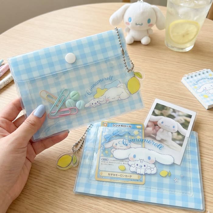 กระเป๋าใส่เหรียญ การ์ด หรือบัตรต่างๆ ลายลิขสิทธิ์แท้ Sanrio ขนาด 11.5x8 cm รุ่น 011 Kitty, Melody, Kuromi, Cinnamoroll รูปที่ 3