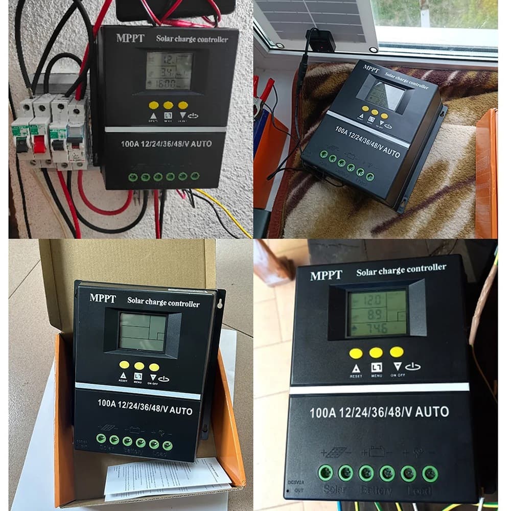 ชาจเจอร์โซล่า MPPT Powland 12V24V36V48V โซล่าชาร์เจอร์ โซล่าคอนโทรลเลอร์ แผงควบคุมพลังงานแสงอาทิตย์ รูปที่ 5