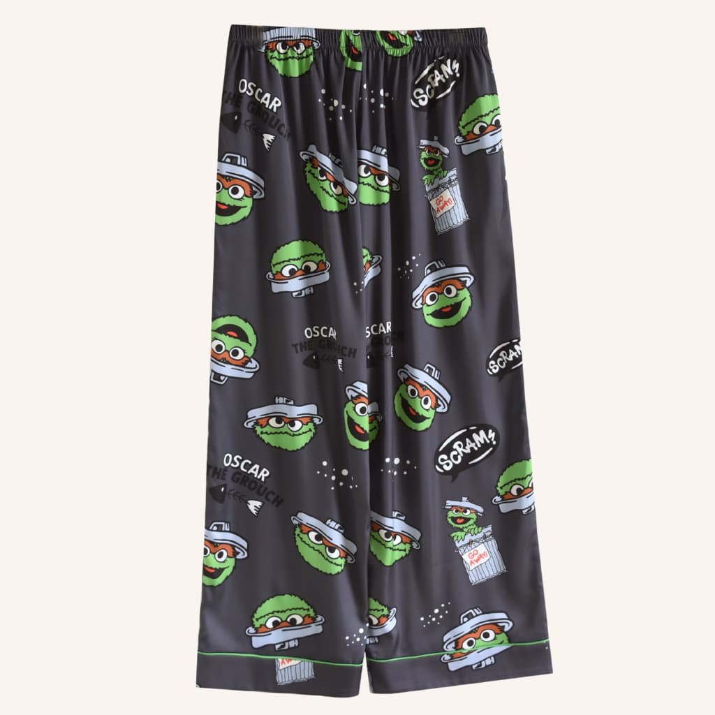 Muslin Pajamas Sesame Collection ชุดนอนใส่เที่ยว ลาย Oscar รูปที่ 7