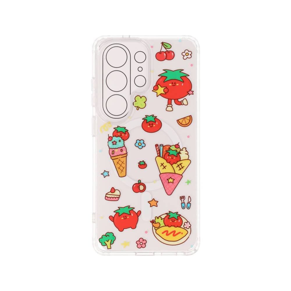 FOX x PLEASENJOY เคส Samsung Galaxy A06/A07/A17/A56/S25 FE/S24 Ultra/S25 Ultra/S26 Ultra ลาย Happy Tomato by Banana IT รูปที่ 2